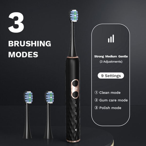 Sonic rechargeable electric toothbrush for adults M6-2 - Image 5