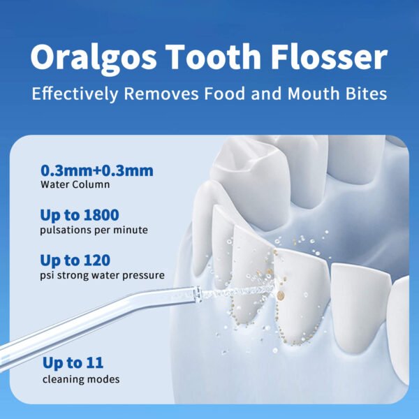Rechargeable portable oral irrigator for adults S8 - Image 3