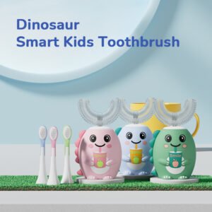 Dinosaur Sonic Kids U-Shaped Smart Electric Toothbrush